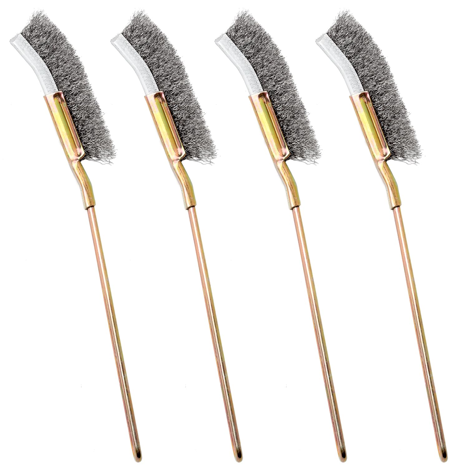 Paint Brush - 4팩 벤드 헤드 와이어 브러시 세트