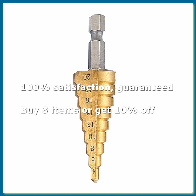 Drill Bits - 4-20mm HSS 직선 홈 스텝 드릴