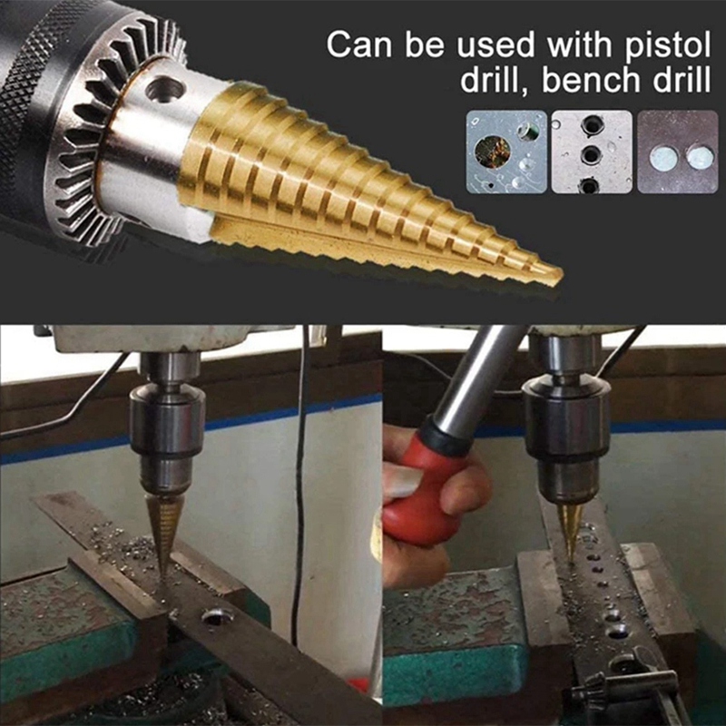 4-20mm HSS 직선 홈 스텝 드릴 비트 목재 금속 - Drill Bits 리뷰 및 가격