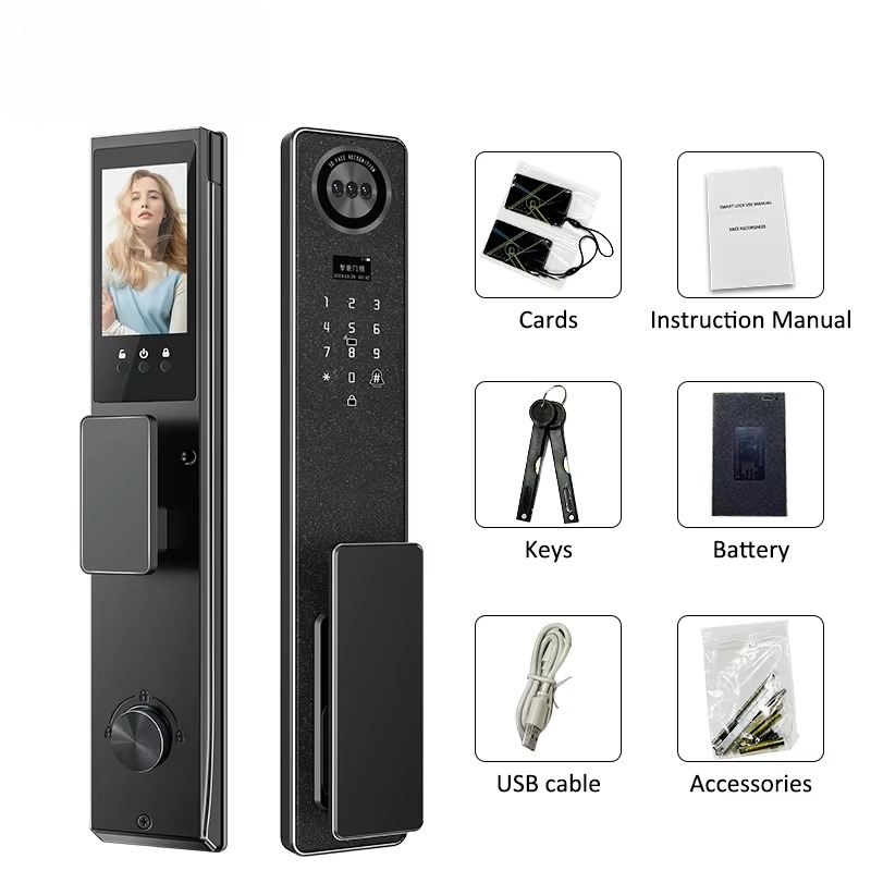 Tuya WiFi 스마트 도어 잠금 장치, 가정용 생체 - Door Lock 리뷰 및 가격