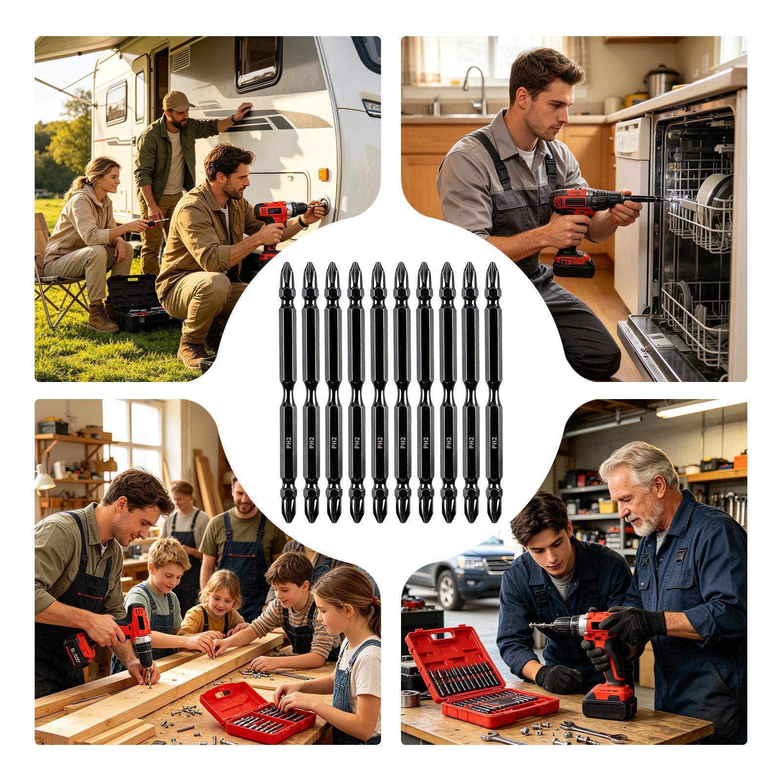 드릴용 자석 비트 양면 밀링 자석 드라이버 헤드 키트  - Drill Bits 리뷰 및 가격