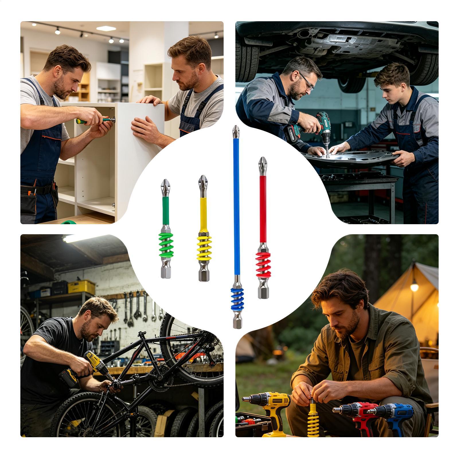 자석식 드릴 비트 합금강 충격 흡수 1/4 육각형 핸들 - Drill Bits 리뷰 및 가격