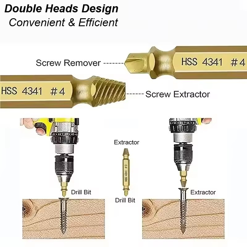 손상된 나사 제거 드릴 비트 세트, 벗겨진 나사/볼트  - Drill Bits 리뷰 및 가격